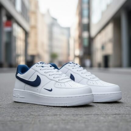 Nike Air Force 1 White-Blue - Replica