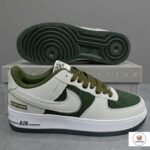af1 white green