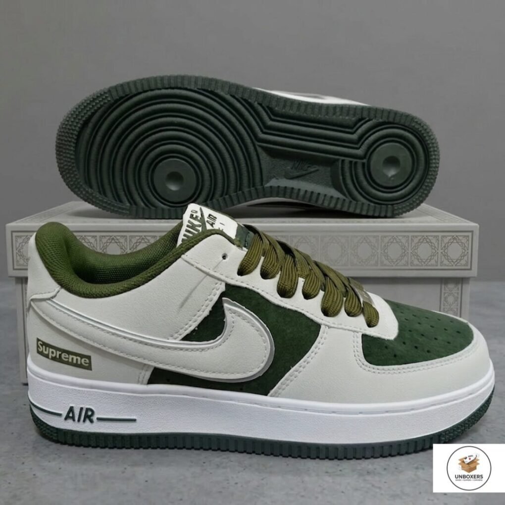 1 af1 white green