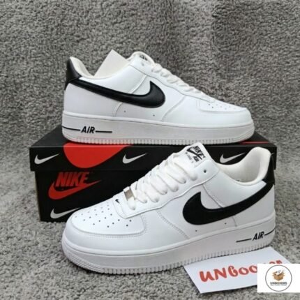 af1 white matt black