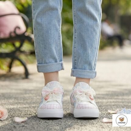 Winky Blue Denim Ladies Sneakers product image 1 - Unbooxers