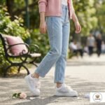 Winky Blue Denim Ladies Sneakers product image 2 - Unbooxers