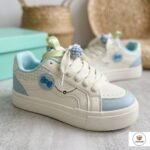 Blue Flower Ladies Sneakers product image 3 - Unbooxers