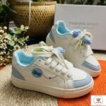 Blue Flower Ladies Sneakers product image 4 - Unbooxers