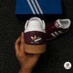 Samba Maroon White Sneakers product image 2 - Unbooxers
