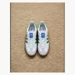 Adidas Samba OG White Green Gum sneakers top view