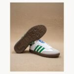 Adidas Samba OG White Green Gum gum sole detail