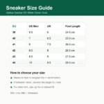 Unbooxers sneaker size guide for Adidas Samba OG White Green Gum