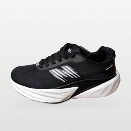 Rebel Black & White running shoe