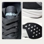 Rebel Black & White mesh, midsole and outsole