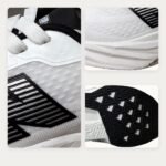 Rebel White & Black upper, midsole and outsole